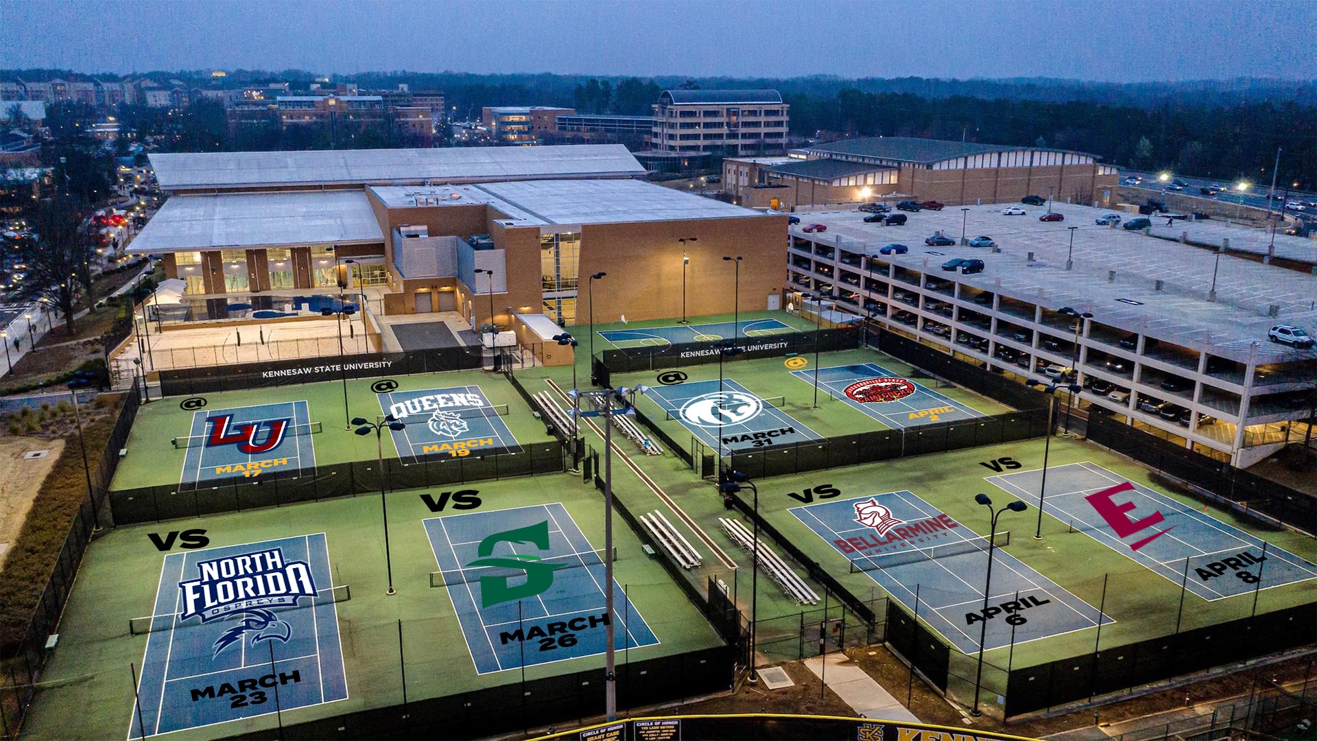 Tennis ASUN Schedule 2023