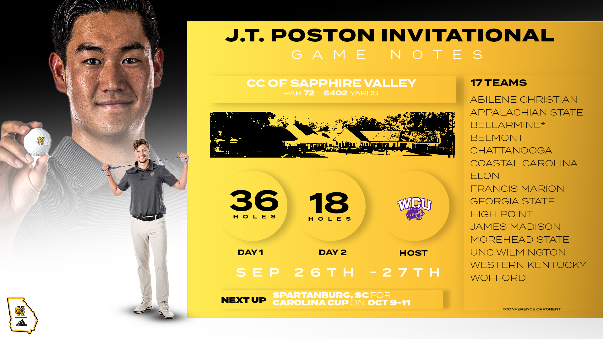 J.T. Poston Invitational Preview graphic