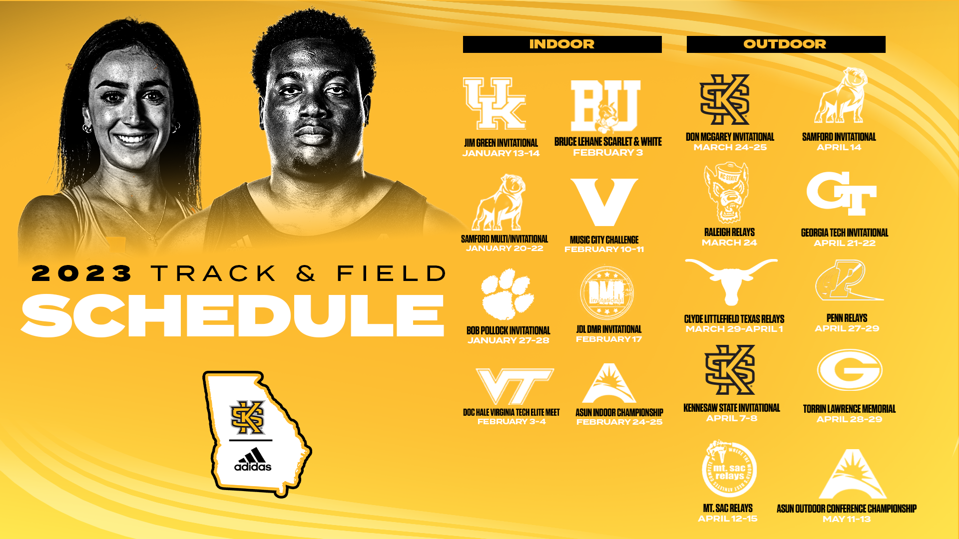 2023 Track Schedule