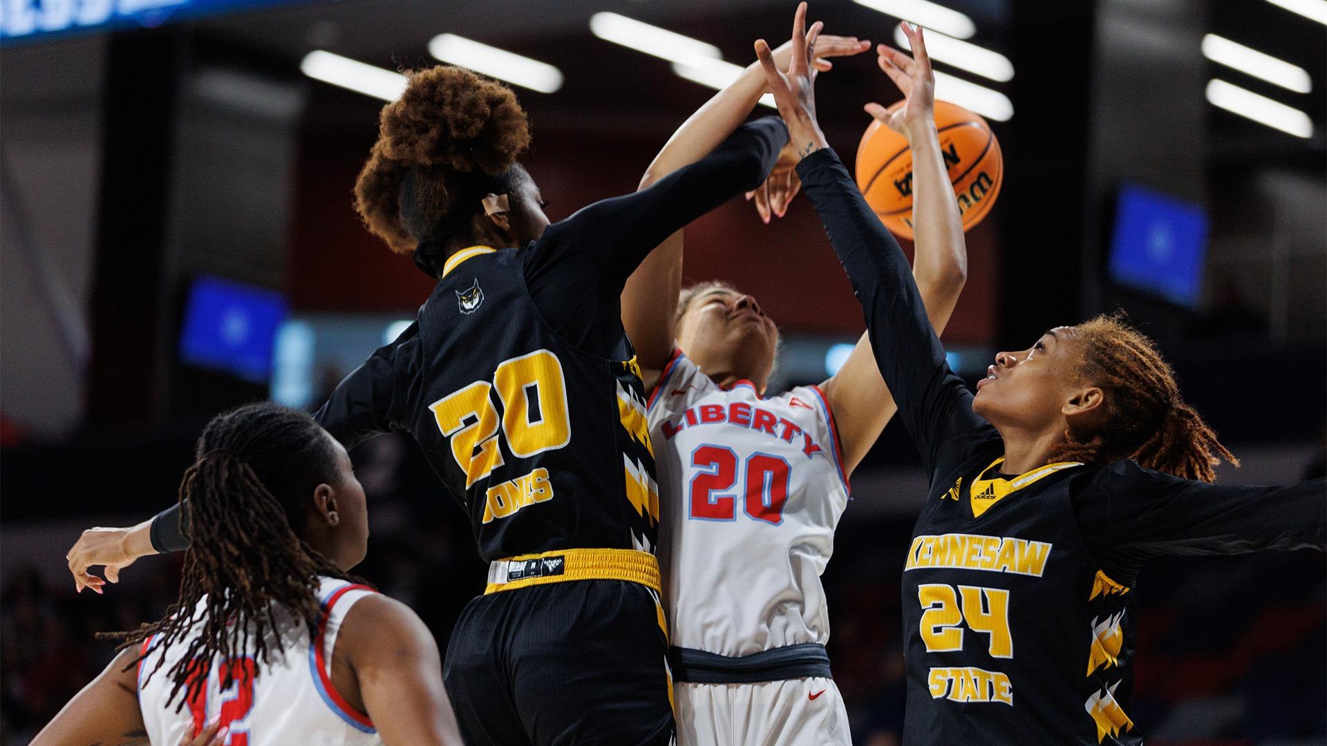 Prencis and Stacie vs. Liberty ASUN Quarterfinals