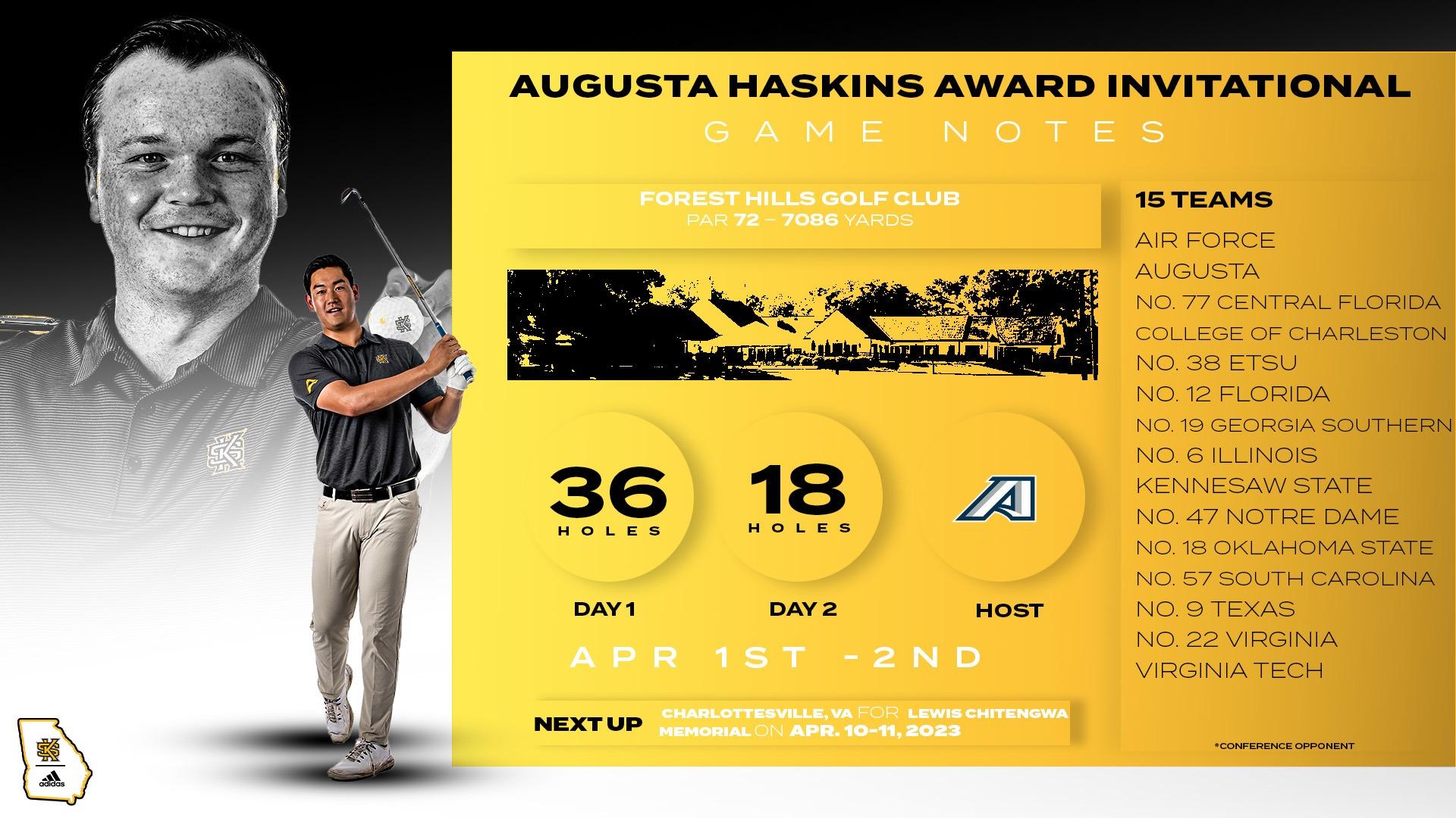 Augusta Tournament Preview Graphic