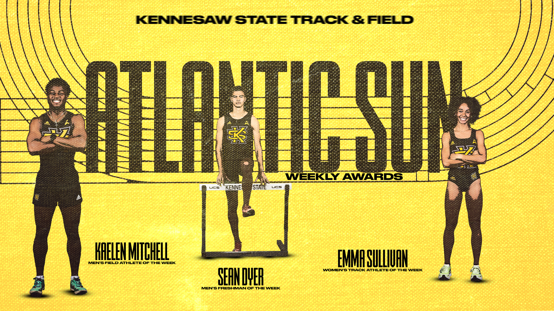 ASUN Track Athletes of the Week 3-27