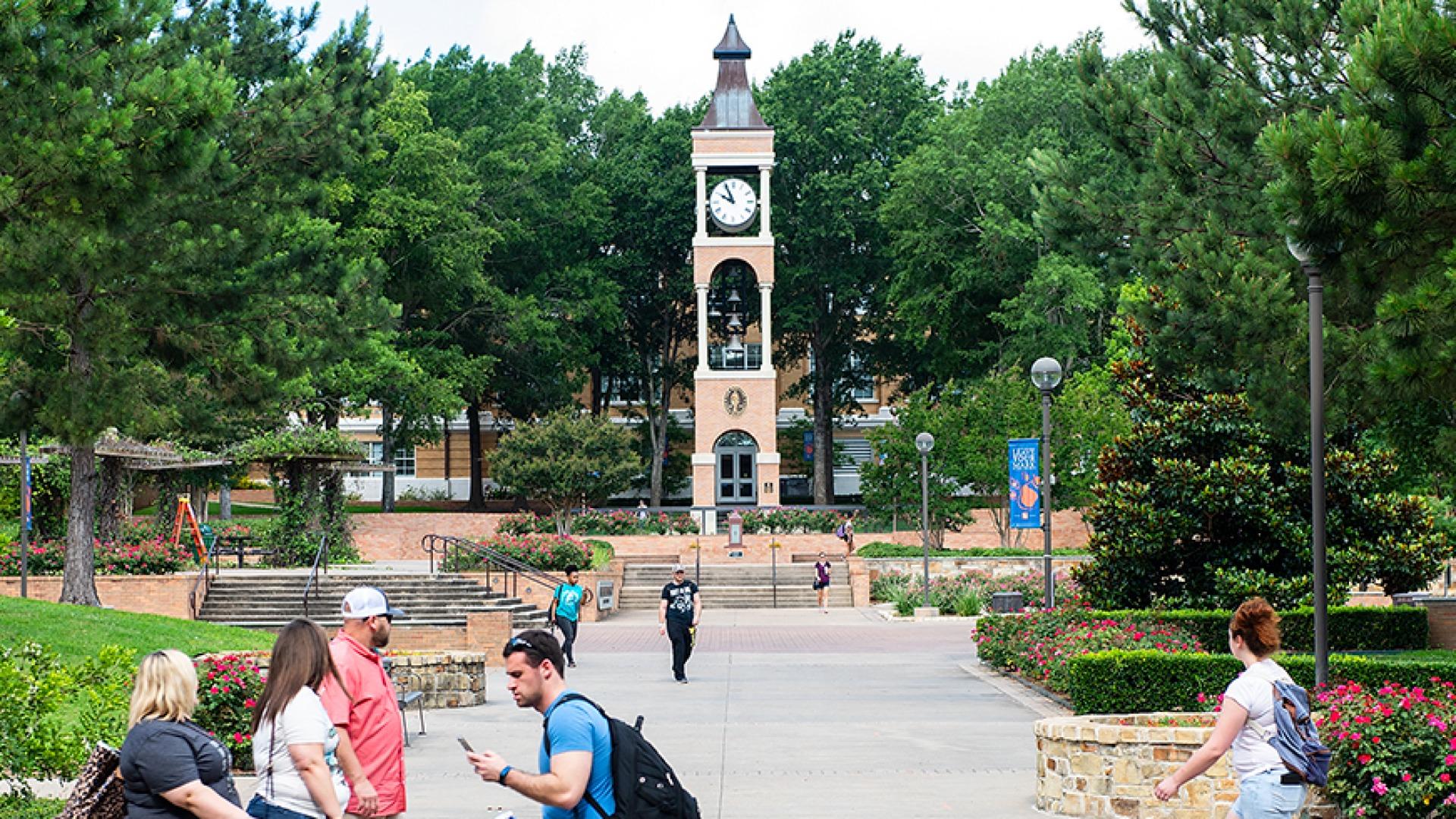 Sam Houston campus shot