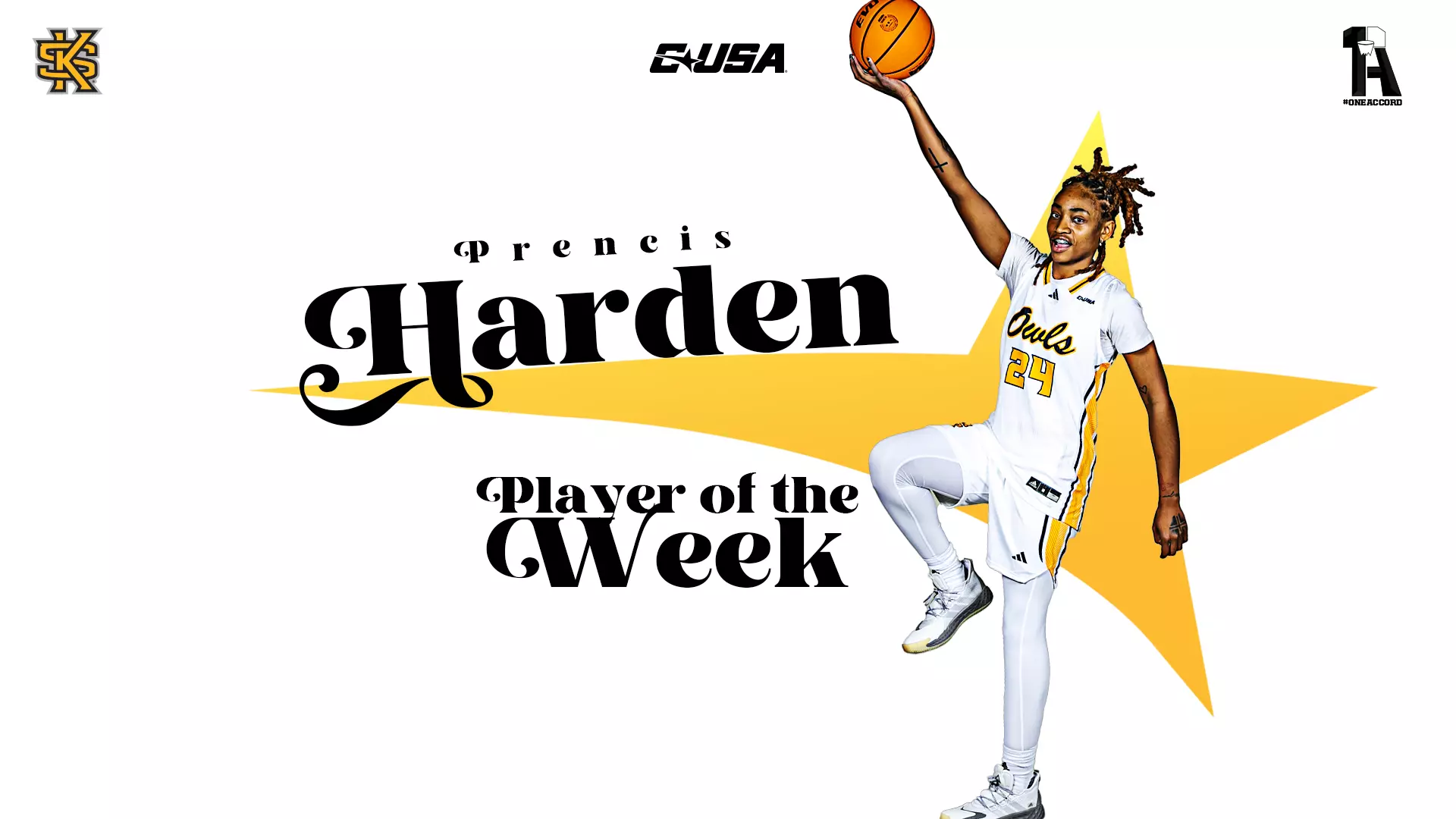 Prencis Harden CUSA POTW Dec. 23