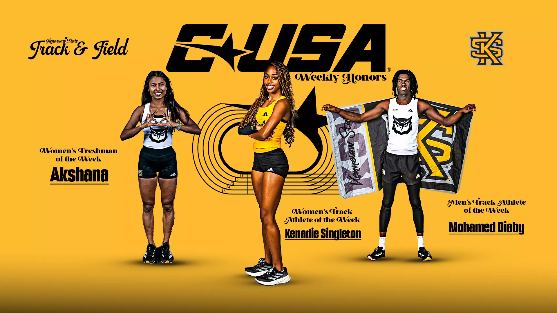 CUSA Athletes of the Week Track 1/28/2025