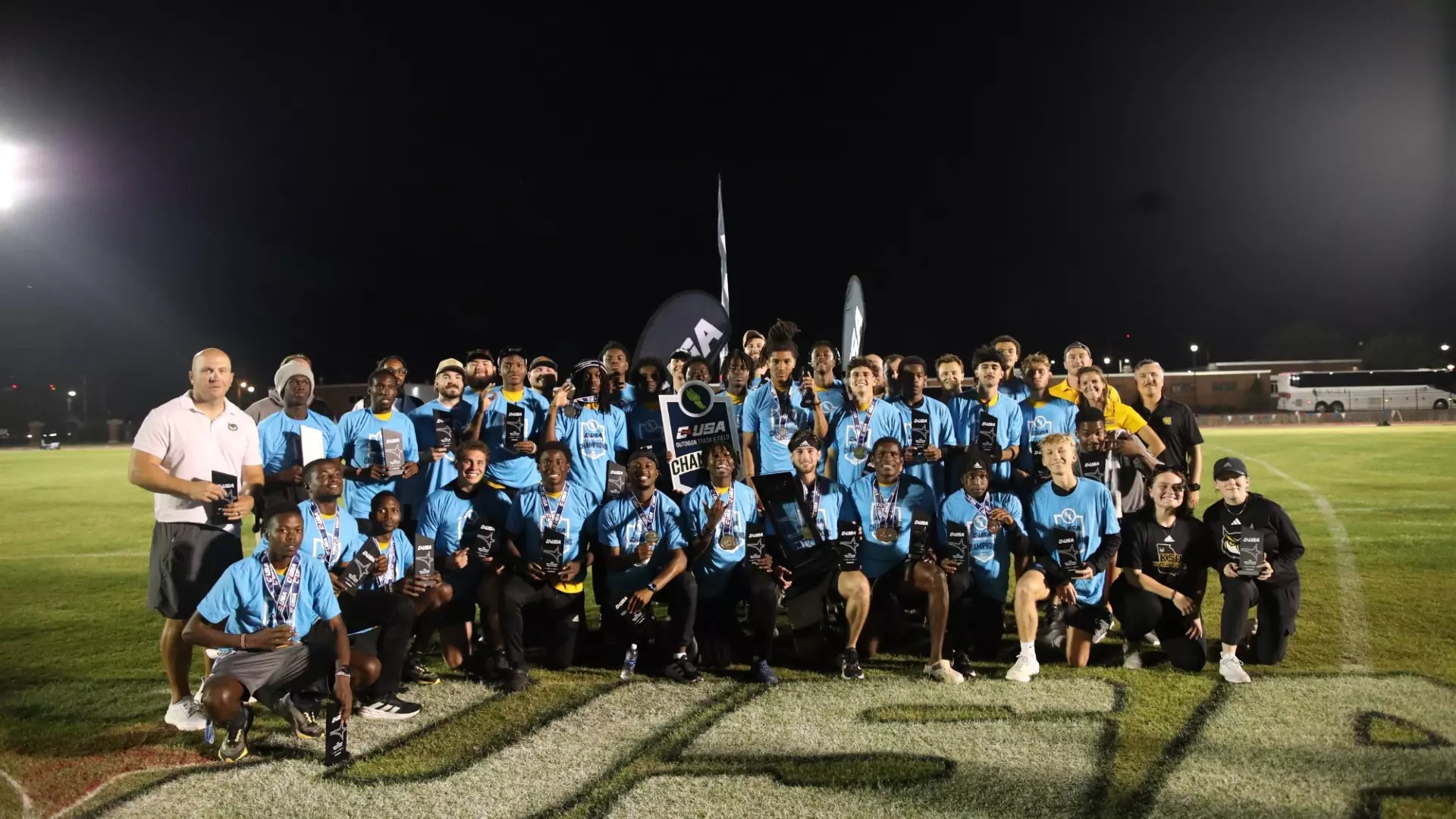 KSU Men's Outdoor 2025 Team Championship Photo